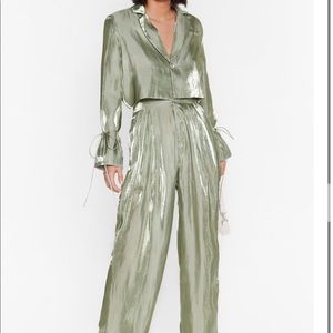 Nasty Gal Blazer & Pants Set